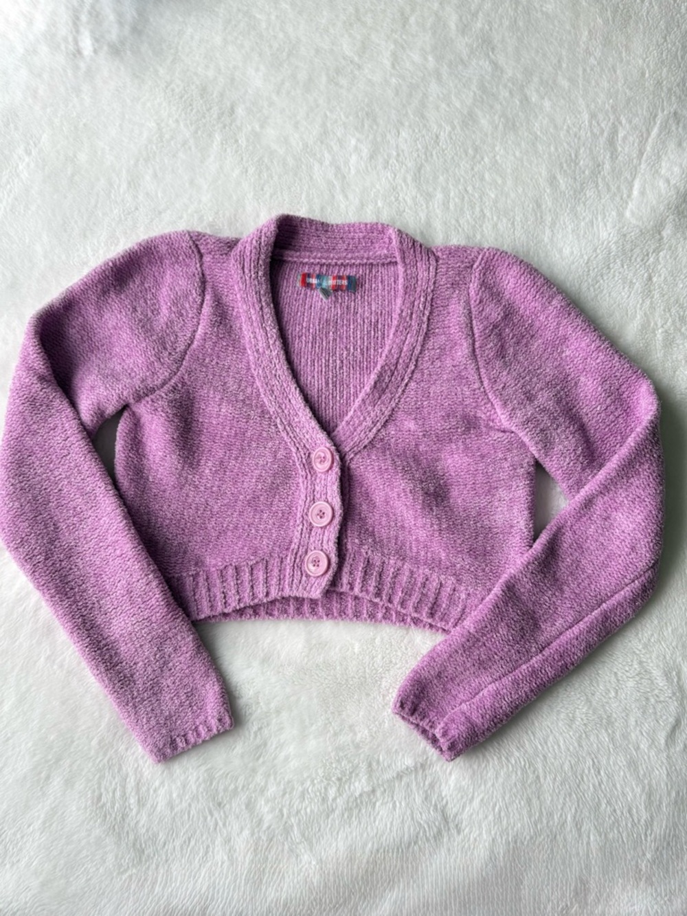 Urban Outfitters Lilac Button-Up Cardigan